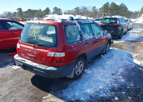 2002 Subaru Forester L из США, поврежденный, VIN JF1SF63582H755313